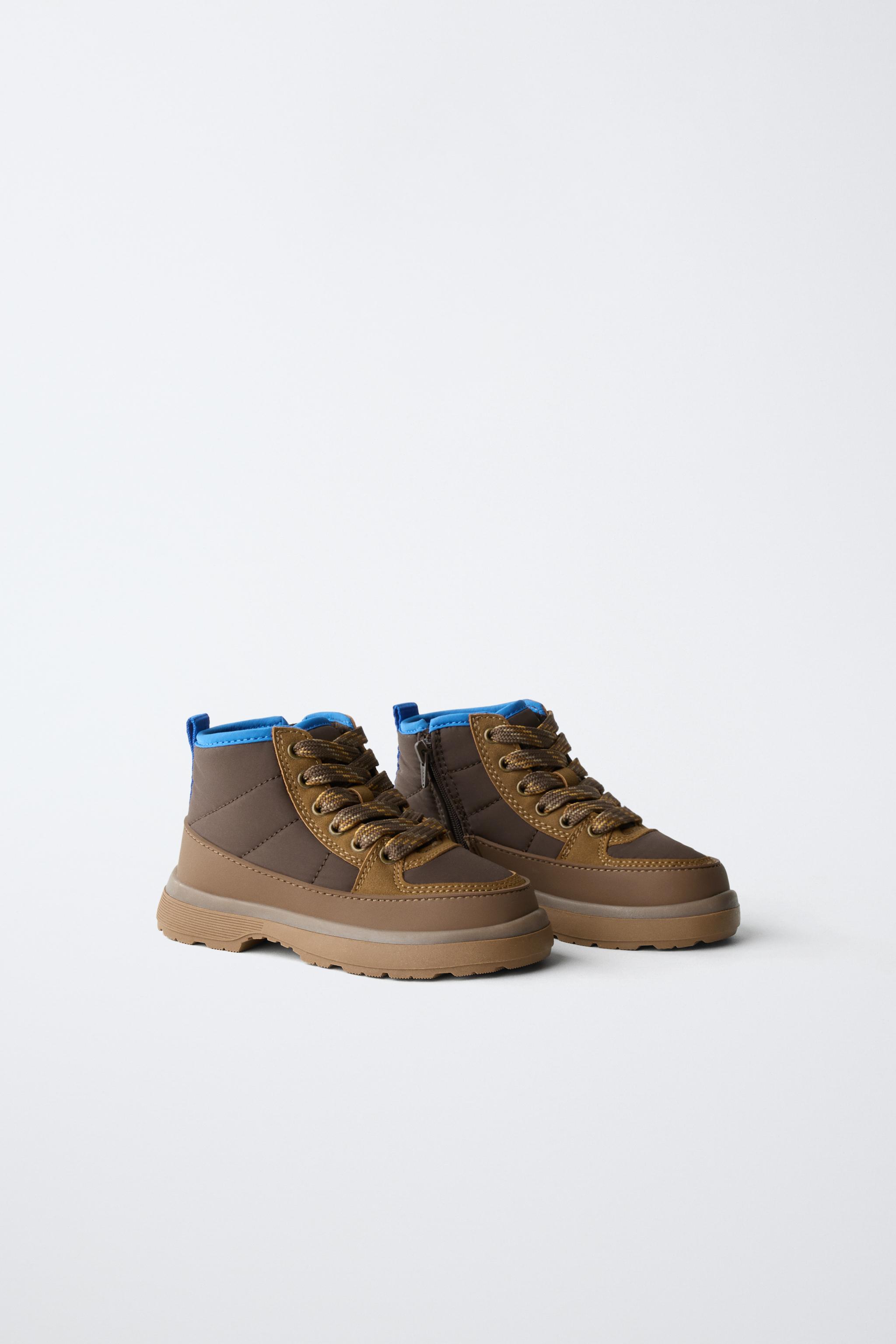PANELLED ANKLE BOOTS